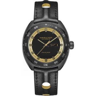 Orologio Hamilton Pan Europ Black Gold - H35425730