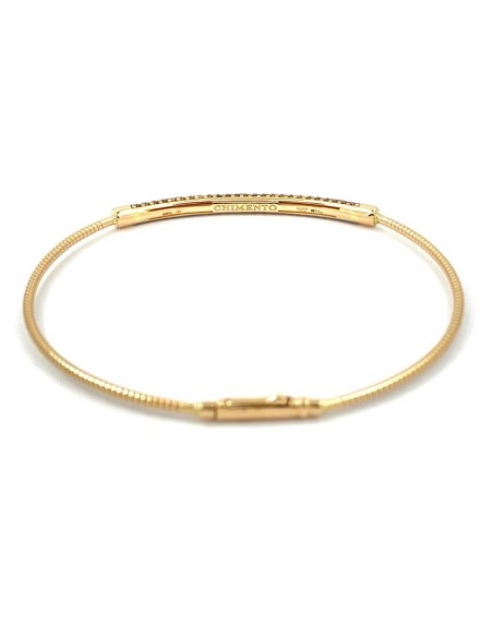 Bracciale rigido Chimento Star con diamanti neri 1B12196BN6190