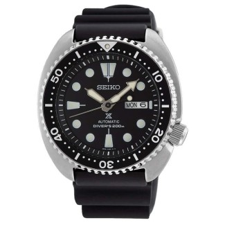 Orologio Seiko Prospex Turtle nero caucciù -  SRPE93K1