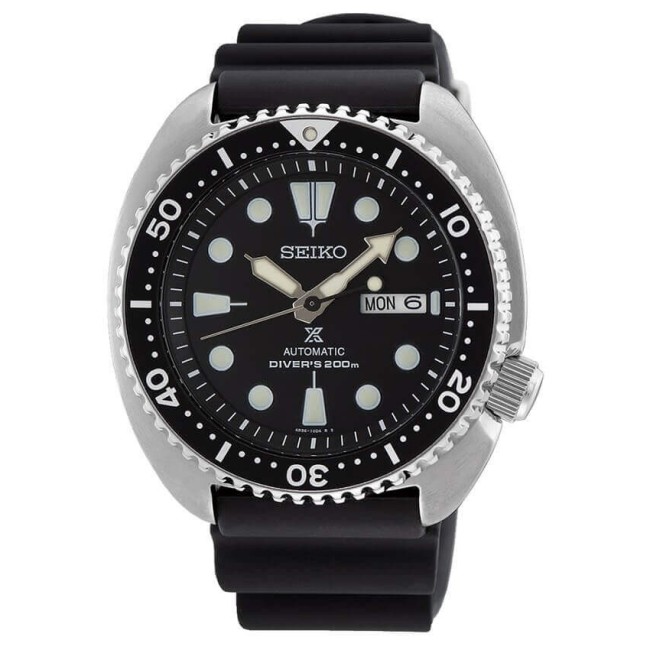 Orologio Seiko Prospex Turtle nero caucciù -  SRPE93K1