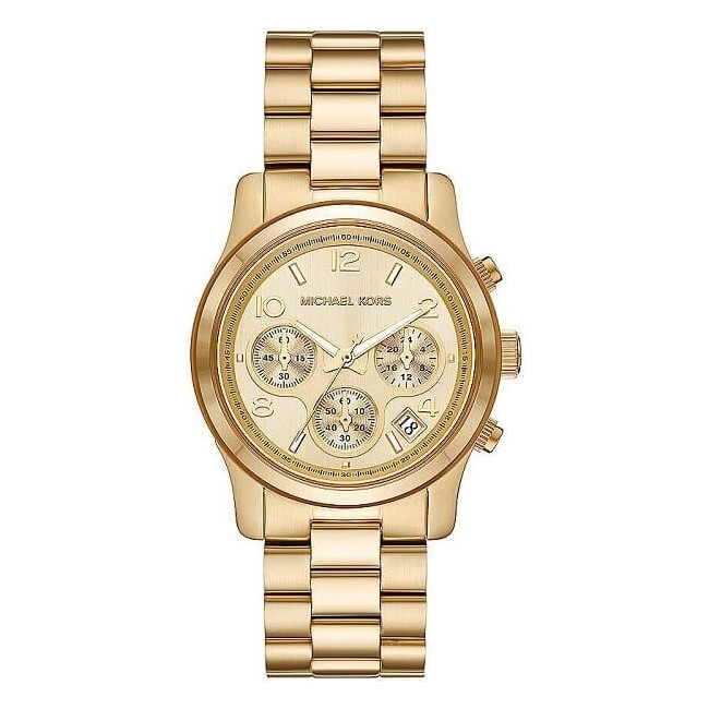 Michael Kors Chrono Damenuhr Runway golden - MK7323