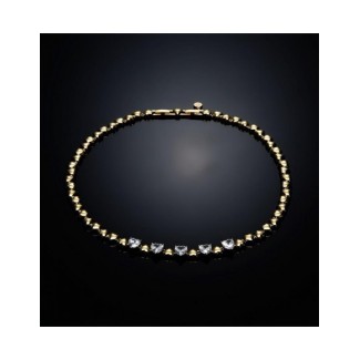 Collana Chiara Ferragni Cuoricino con zirconi cuori J19AVT01