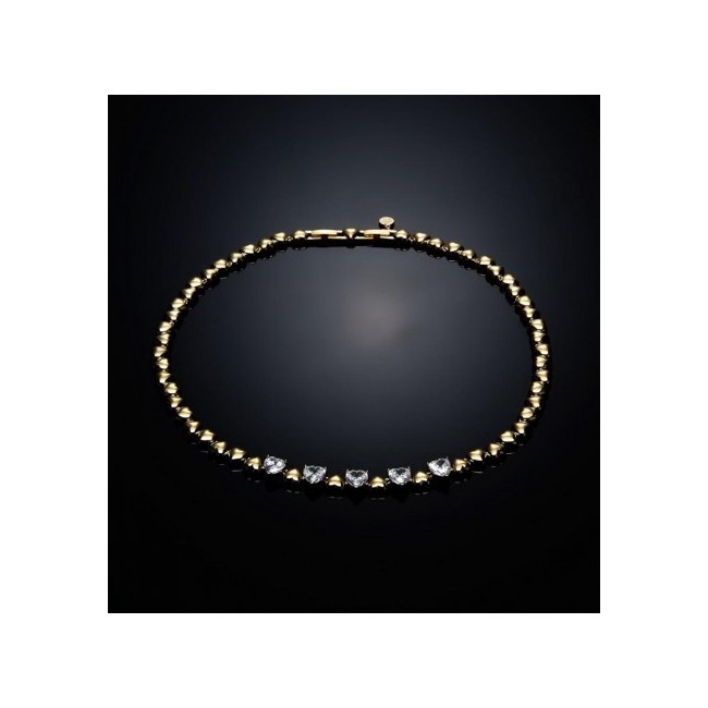Collana Chiara Ferragni Cuoricino con zirconi cuori J19AVT01