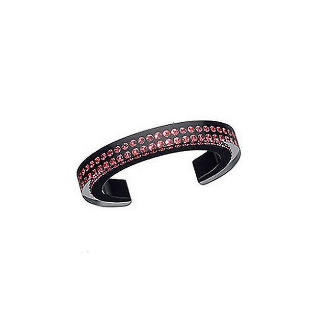 Bracciale rigido Swarovski nero e rosso -1172346