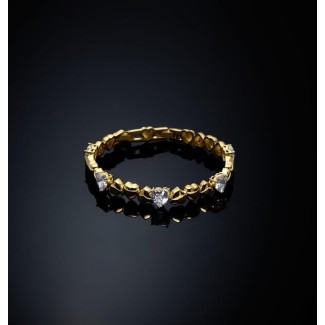 Bracciale Chiara Ferragni Cuoricino con tre cuori J19AVT09