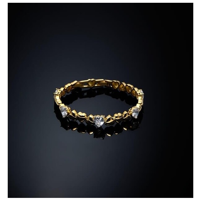 Bracciale Chiara Ferragni Cuoricino con tre cuori J19AVT09