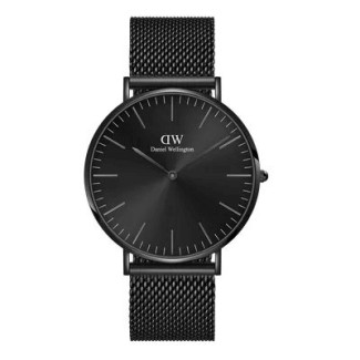 Daniel Wellington black Classic Mesh Onyx 40mm men's watch