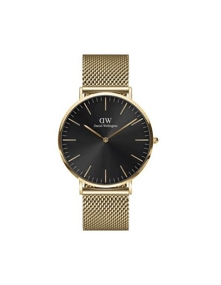 Orologio uomo Daniel Wellington dorato Classic Mesh Onyx 40mm