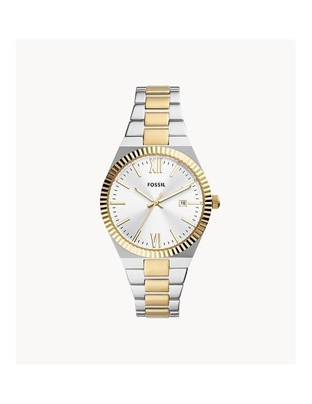 Fossil Scarlette Uhr aus zweifarbigem Stahl ES5259