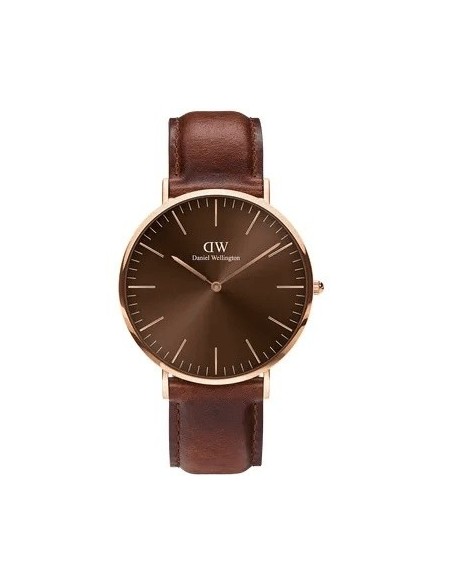 Orologio Daniel Wellington 40mm chocolate e pelle marrone