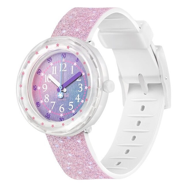 Orologio Bambina Flik Flak Imagination glitterato rosa - FCSP107