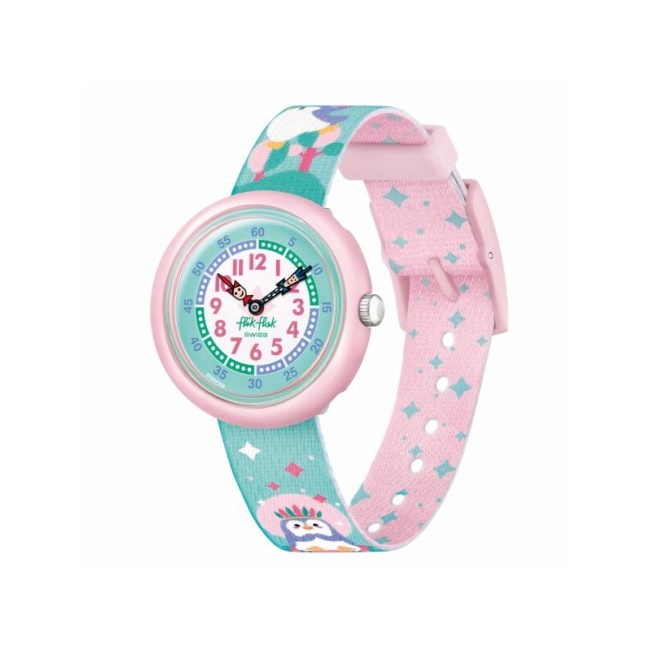 Bimba Flik Flak Brrrave Pinguins Uhr mit Pinguinen FBNP206