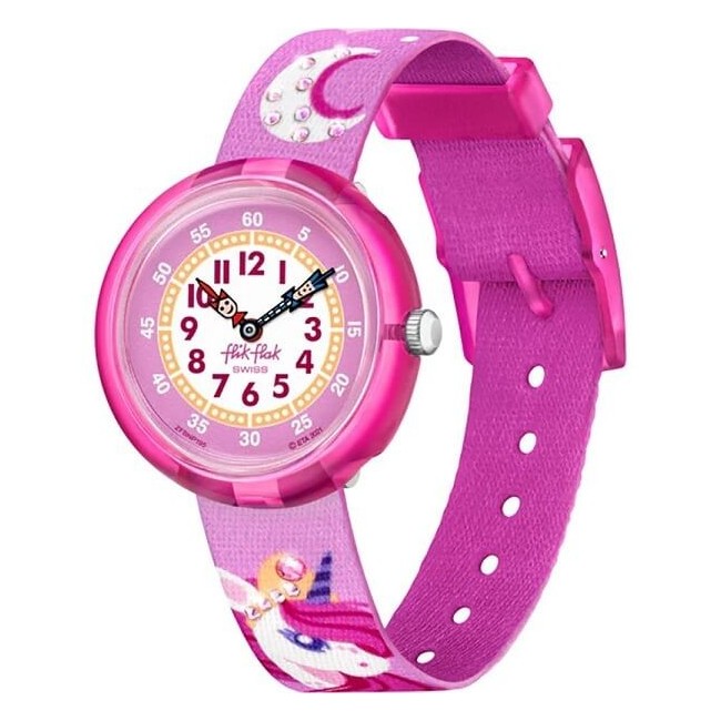 Flik Flak Dreaming Unicorn Mädchenuhr mit Einhörnern FBNP195