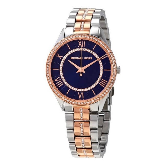 Michael Kors Lauryn – Damenuhr aus Stahl und Rosé – MK3929