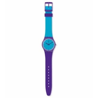 Swatch-Uhr Mixed Up lila und blau - GV128