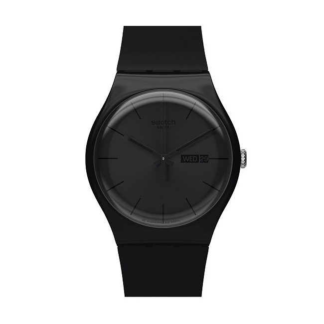 Swatch Black Rebel black watch New Gent - SO29B706