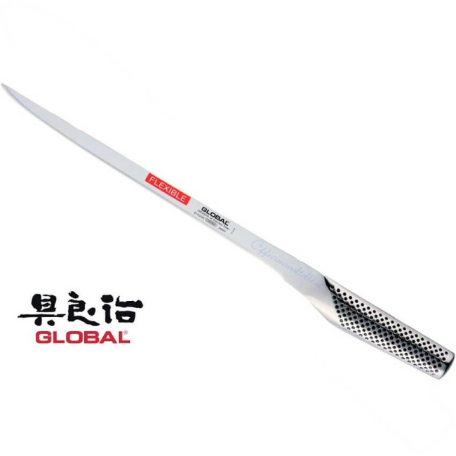 Global G95 Spanisches Schinken- und Lachsmesser Flexibel