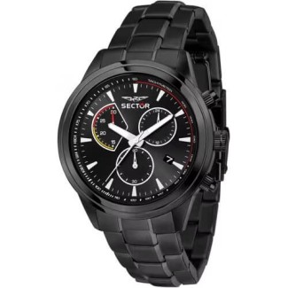 Sector670 Chrono Stahl schwarz PVD-Uhr - R3273740005