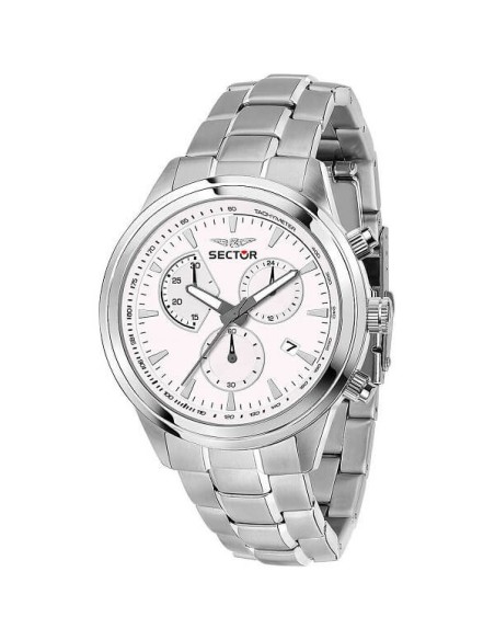 Sector670 Chrono weiße Uhr, Stahl R3273740007