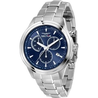 Sector670 Chrono blaue Uhr, Stahl R3273740006