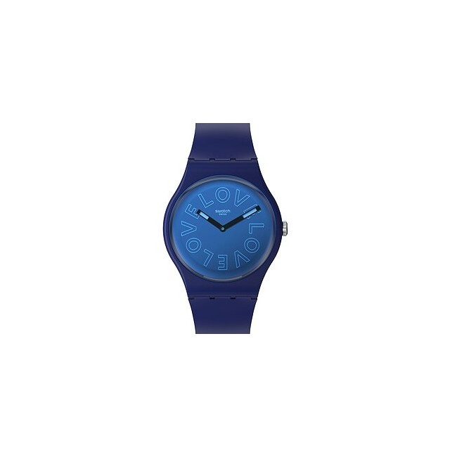 Orologio Swatch Love to go around San Valentino blu - SO29N107