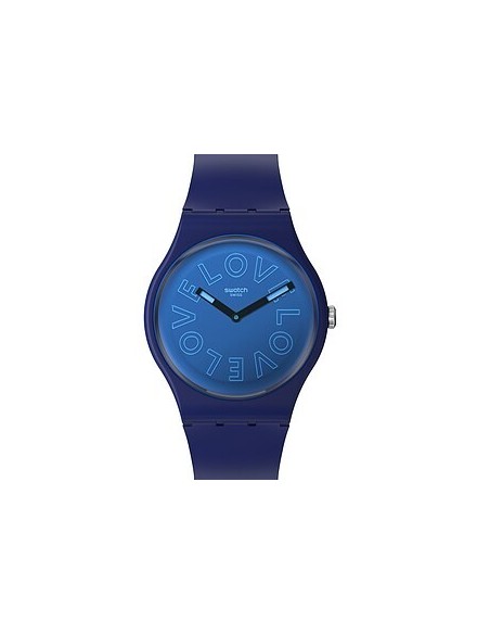 Swatch watch Love to go around San Valentino blue - SO29N107