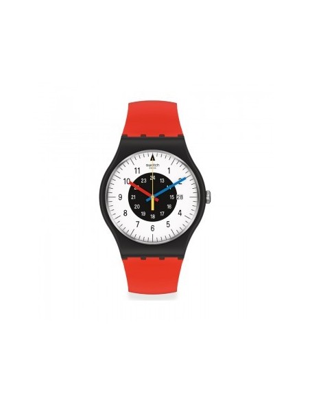Swatch watch Rouge and Noir New Gent - SO32B401