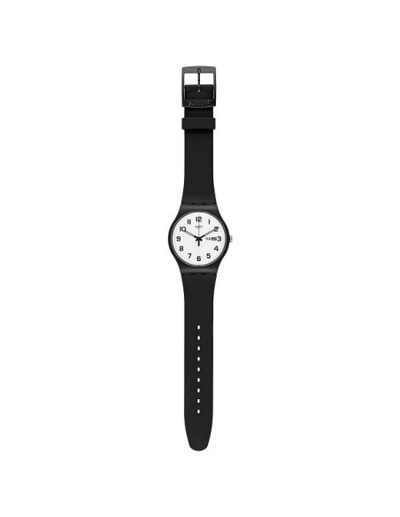 Swatch Twice Again New Gent schwarze Uhr - SO29B703