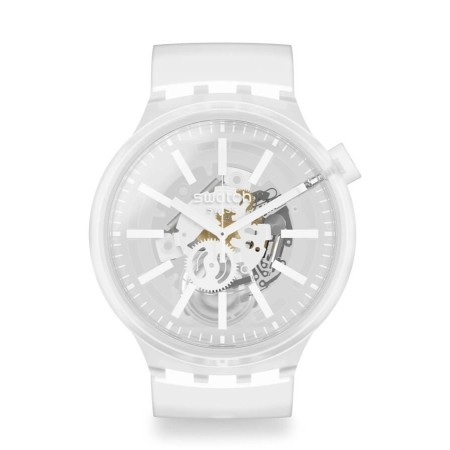 Swatch Uhr Unisex Whiteinjelly - SO27E106