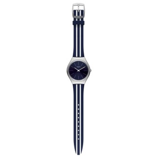 Orologio Swatch unisex Skin Irony rigato blu bianco - SYXS106