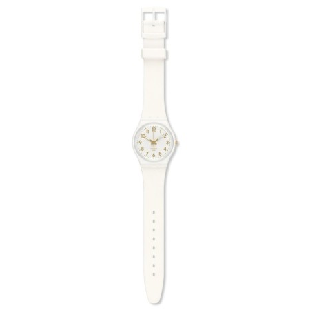 Orologio Swatch Original Gent White Bishop bianco e gold - GW164