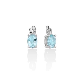 Miluna Ohrringe mit Aquamarin und Diamanten ERD2659