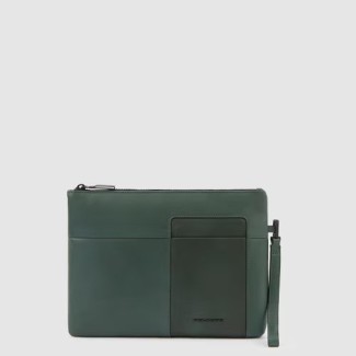 Piquadro Finn military green pochette - AC6169S123R/VE