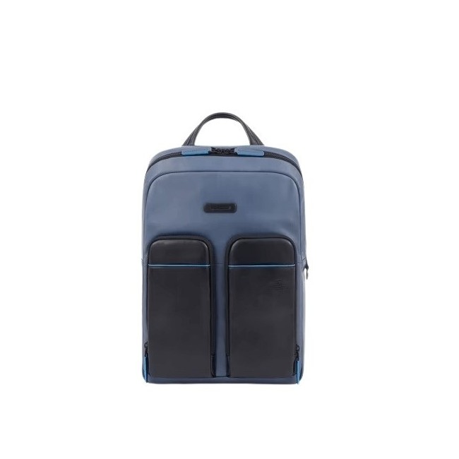 Zaino Piquadro Porta Pc e Ipad B2V in pelle blu CA5575B2V/BLBL