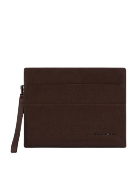 Pochette Piquadro Paavo dark brown - AC5974S122/TM
