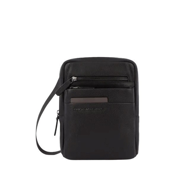 Borsello Piquadro Paavo medio in pelle nera - CA3084S122/N