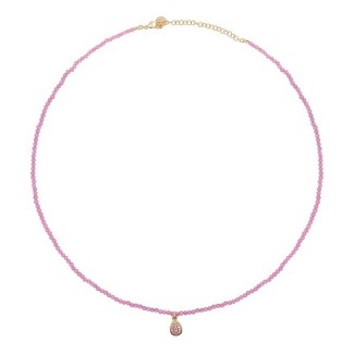 Girocollo zirconi rosa Rue Des Mille con pendente - GRZ014M2AU