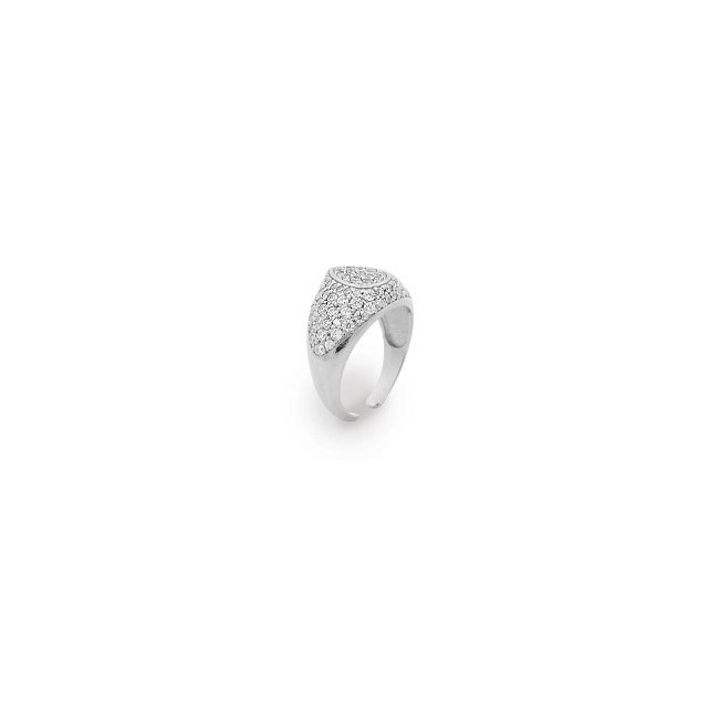 Anello Chevalier Rue Des Mille drop pavè argento  ANZ014M6RH