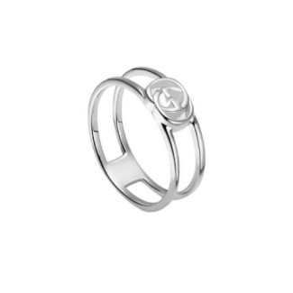 Anello Gucci GG Interlocking in argento - YBC2980360010