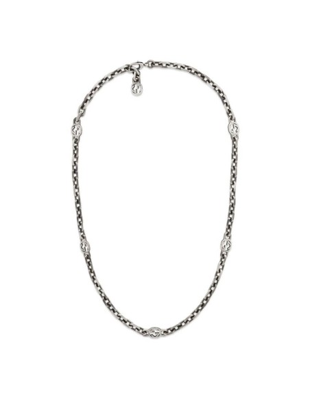 Gucci Unisex Necklace Interlocking G - YBB61694100100U