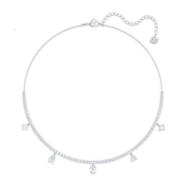 Swarovski Deluxe Tennis Necklace White - 5562084