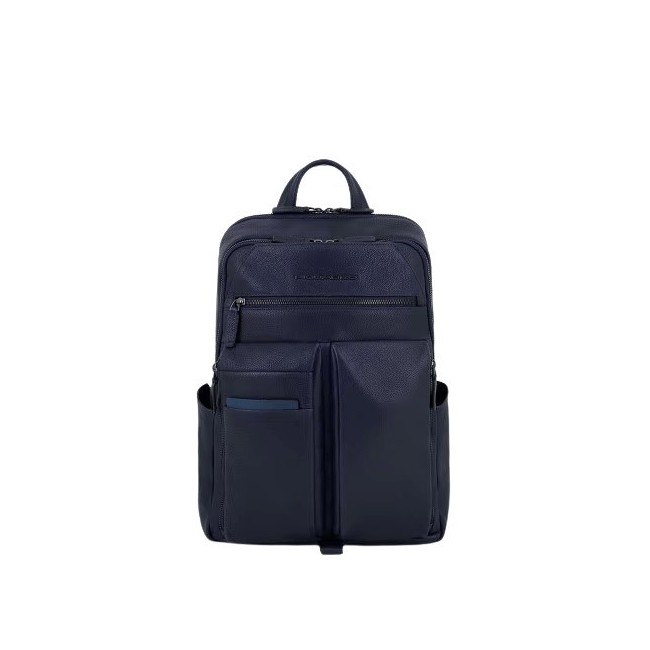Piquadro Zaino pelle blu linea Paavo - CA6029S122/BLU