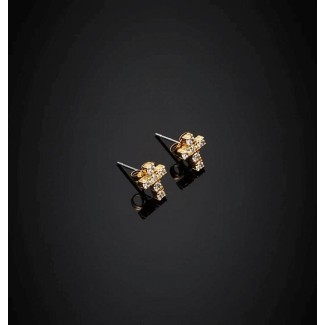 Orecchini Chiara Ferragni Bold Cross croce piccola J19AWC13