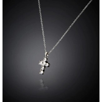 Collana croce Chiara Ferragni Bold Cross Small - J19AWC03