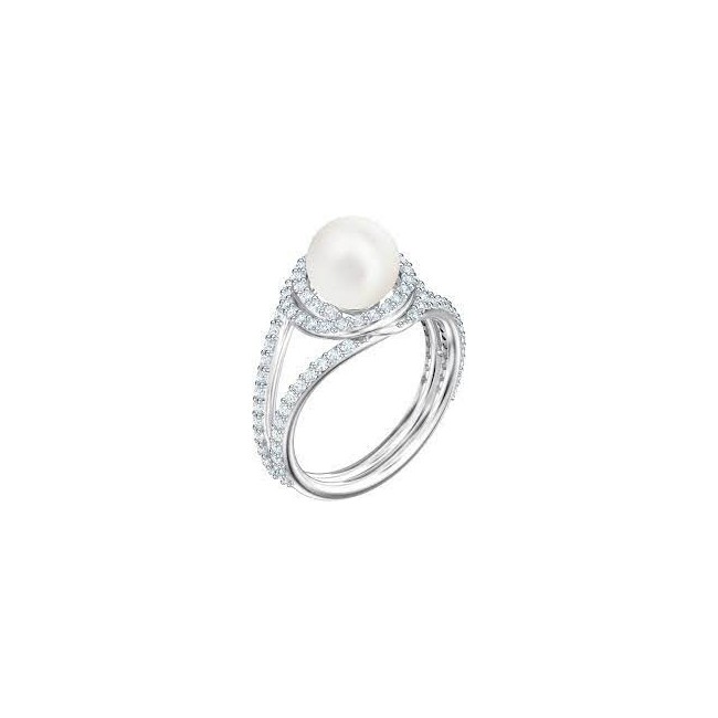 Original Swarovski Ring mit Perle und Kristallen - 5482718