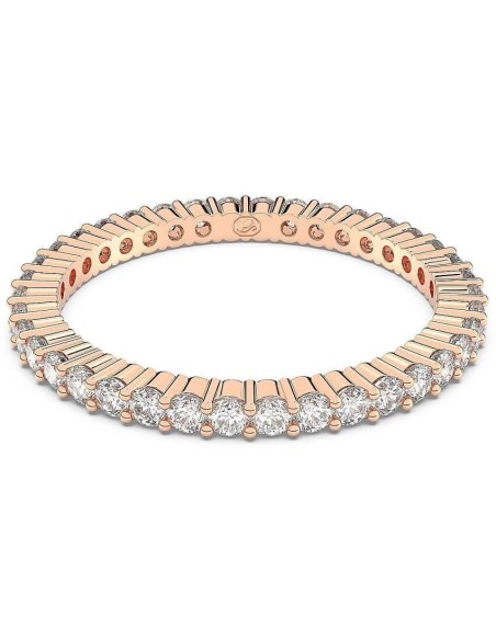 Vittore Swarovski ring, rosé band with crystals 5656295