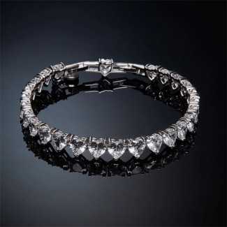 Chiara Ferragni Infinity Love bracelet with white hearts J19AUV49