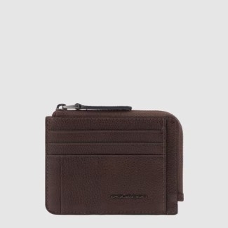 Bustina porta carte Piquadro Paavo testa di moro PP4822S122R/TM