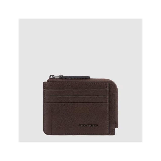 Bustina porta carte Piquadro Paavo testa di moro PP4822S122R/TM