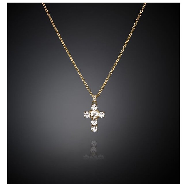 Collana croce piccola Chiara Ferragni Bold Cross Small  J19AWC10